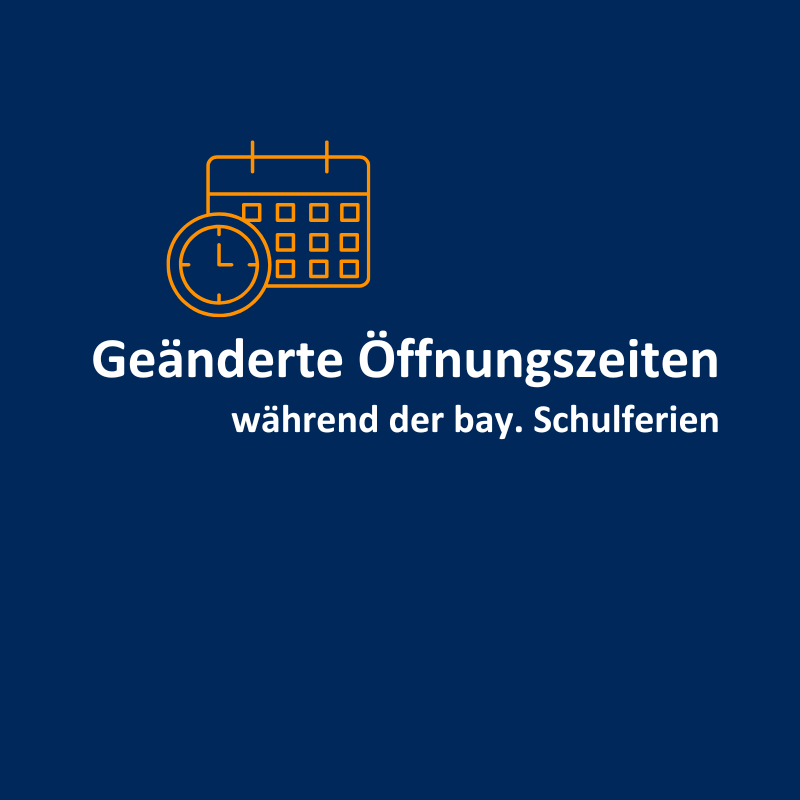 Öffnet die Seite 'Geänderte Öffnungszeiten'